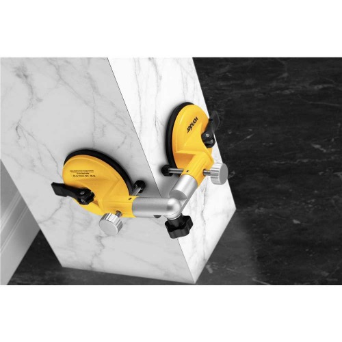 Ventosa dupla articulada em alum�nio