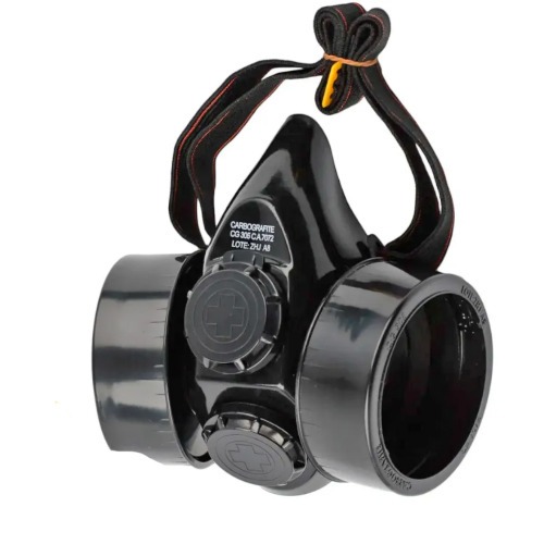 Respirador semifacial CG 306 com 2 cartuchos R 203
