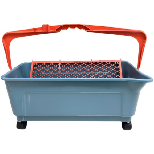 Ca�amba para pintura 25L com rodas cinza - 0.2833