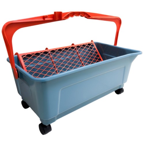 Ca�amba para pintura 25L com rodas cinza - 0.2833