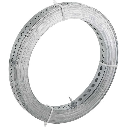 Fita de a�o carbono perfurada 19mm x 0,4mm x 30m