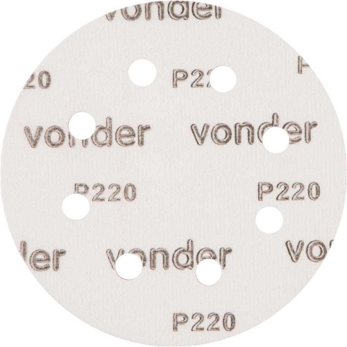 Disco de lixa com costado em pluma 180 mm gr�o 220 com 10 pe�as