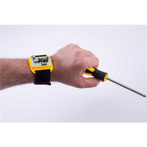 Pulseira magn�tica porta-ferramentas com velcro