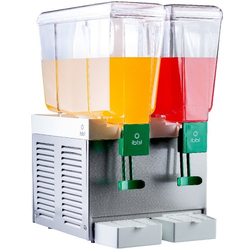 Refresqueira com 2 cubas 15L resfriamento compressor inox - BBS2  110V