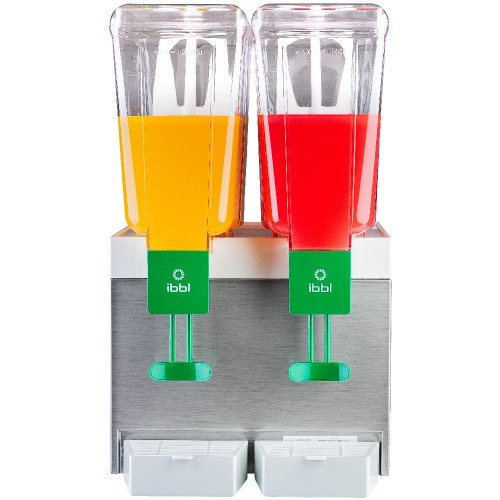 Refresqueira com 2 cubas 15L resfriamento compressor inox - BBS2  110V