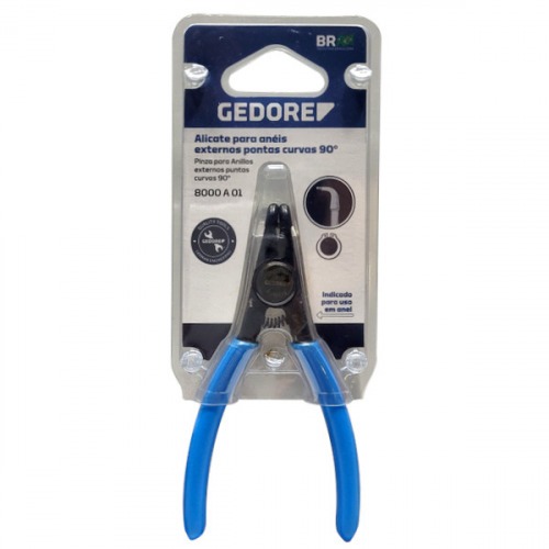 Alicate para an�is externos bico curvo 5.1/8