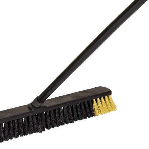 Vassoura tipo gari cepa pl�stica cerda macia - VD 610