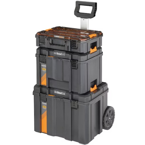 Caixa plástica para ferramentas Torre 3 módulos com rodas - T Stak McLAREN Caixa plástica para ferramentas Torre 3 módulos com rodas - T Stak McLAREN