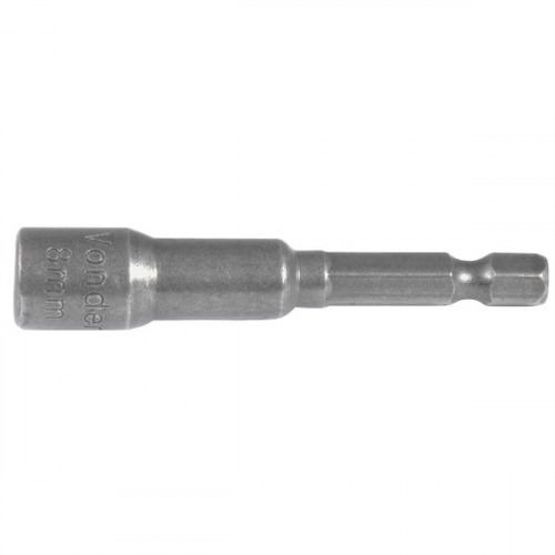 Soquete magn�tico sextavado 8 mm x 65 mm encaixe 1/4'' - 30.39.000.080