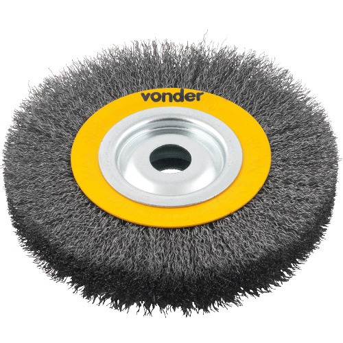 Escova de a�o circular ondulada 6 x 1 x 3/4