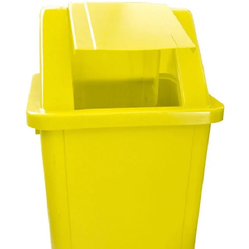 Cesto coletor de lixo 60L tampa basculante Sem adesivo - CV61 Cesto coletor de lixo 60L tampa basculante Sem adesivo - CV61