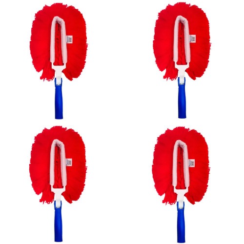 Kit 4 Espanadores eletrost�tico cabo reto