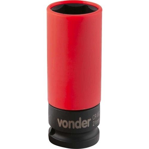 Soquete sextavado de impacto 21 mm encaixe 1/2