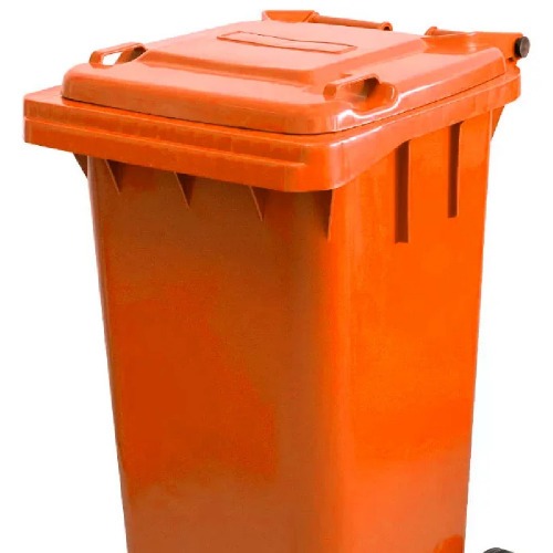 Cesto de lixo gari 120L sem adesivo com rodas de 200mm - C120LJ Cesto de lixo gari 120L sem adesivo com rodas de 200mm - C120LJ