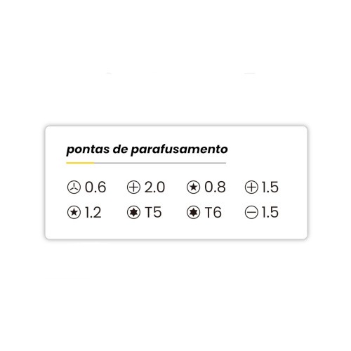 Jogo de chaves de precis�o para celular 14 p�s - BOM-3108