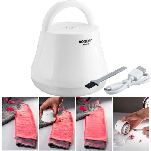 Papa bolinhas de roupas a bateria com cabo USB - PBV 037