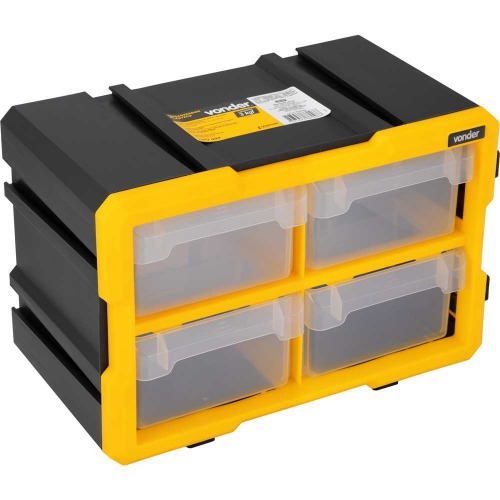Organizador pl�stico com 4 compartimentos - OPV 004