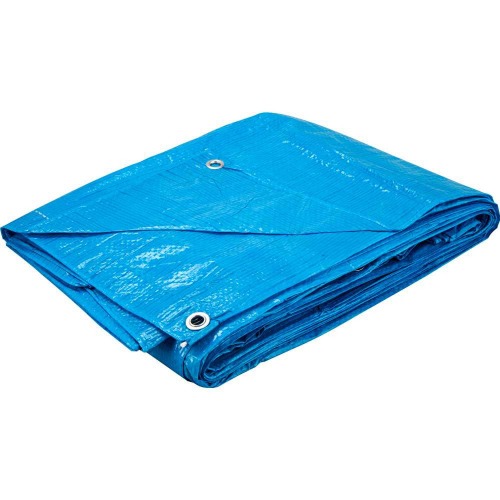 Lona de polietileno 7 x 5 m 100 micra azul