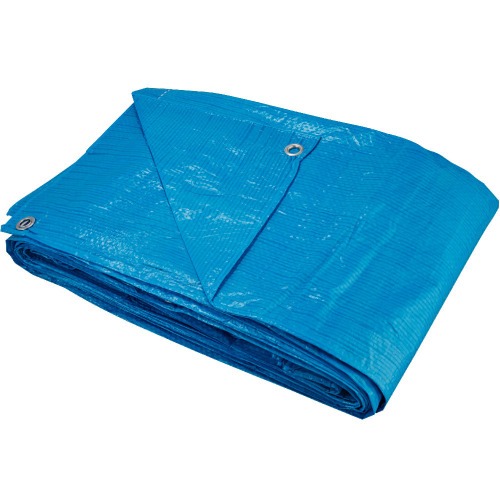 Lona de polietileno 10 x 4 m 100 micra azul