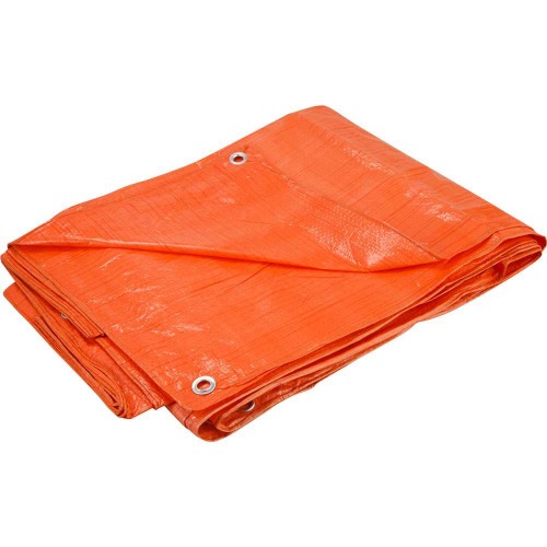 Lona de polietileno 8 x 5 m 100 micra laranja