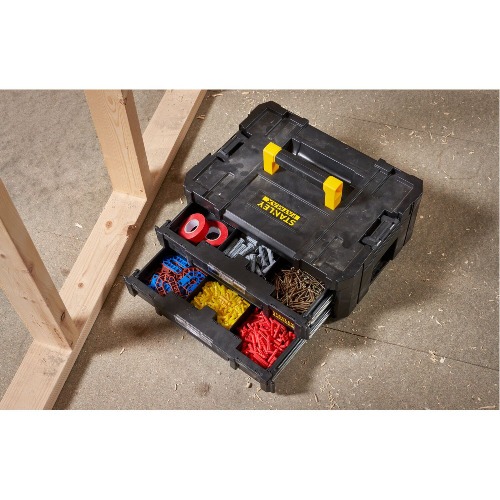 Caixa pl�stica para ferramentas com 2 gavetas Fatmax - Pro-Stack