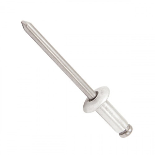 Rebite de repuxo em alum�nio 4,0 x 12 mm com 100 pe�as