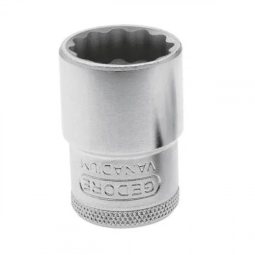 Soquete estriado 14 mm encaixe 1/2 Soquete estriado 14 mm encaixe 1/2