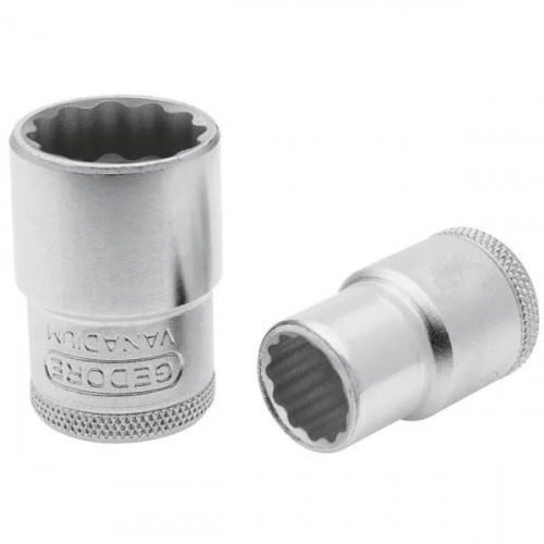 Soquete estriado 24 mm encaixe 1/2