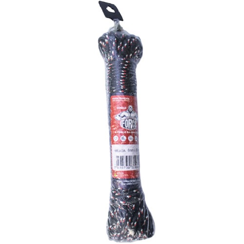 Corda multifilamento tran�ada 6 mm x 20 m cores sortidas - 247