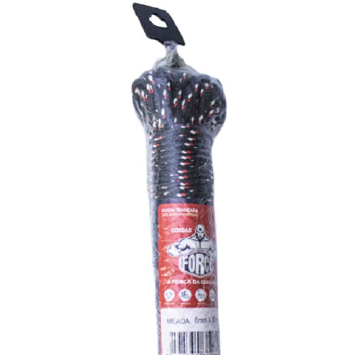 Corda multifilamento tran�ada 6 mm x 20 m cores sortidas - 247
