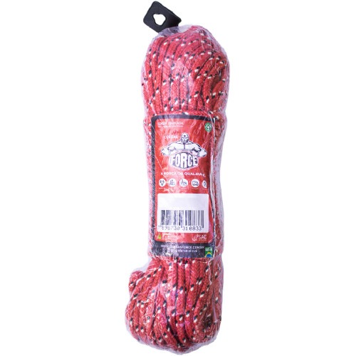 Corda multifilamento tran�ada 8 mm x 10 m cores sortidas - 238