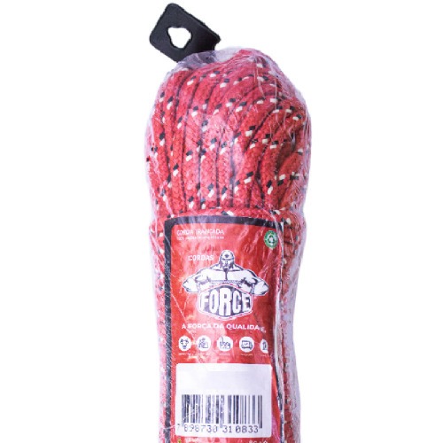 Corda multifilamento tran�ada 8 mm x 10 m cores sortidas - 238