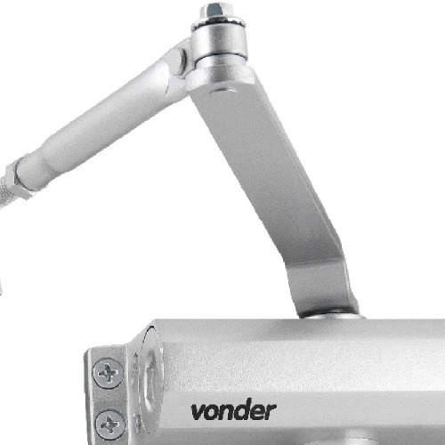 Mola a�rea para porta pot�ncia 2 prata