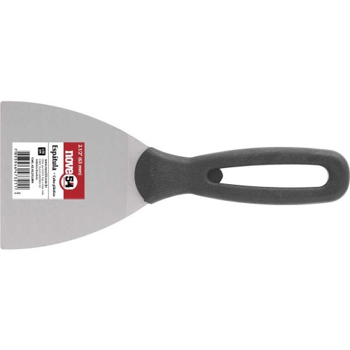 Esp�tula de a�o temperado 76 mm com cabo pl�stico