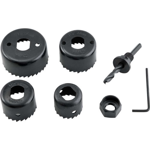 Jogo de serras copo a�o carbono com 6 pe�as