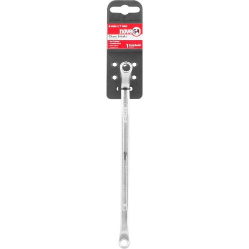 Chave estrela 6 mm x 7 mm, em a�o carbono