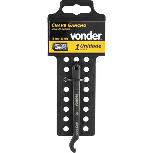 Chave gancho 16 a 20 mm a�o cromo van�dio  