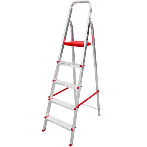 Escada de alumínio 5 degraus residencial - ESC0064 Escada de alumínio 5 degraus residencial - ESC0064