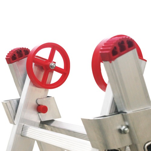 Escada de alumínio extensível 2,12 x 3,18 m 2 x 7 degraus - ESC0616 Escada de alumínio extensível 2,12 x 3,18 m 2 x 7 degraus - ESC0616