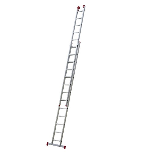 Escada de alum�nio extens�vel 3,81 x 6,54 m 2 x 13 degraus - ESC0622