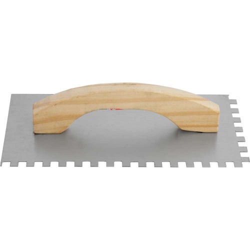 Desempenadeira de a�o dentada 250 x 120 mm