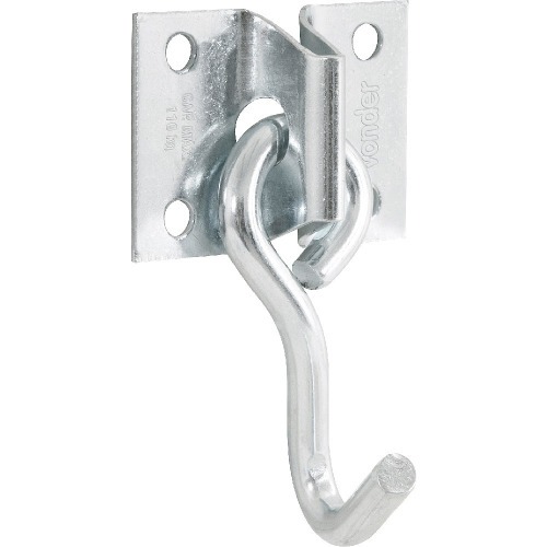 Gancho em a�o carbono zincado para rede de sobrepor