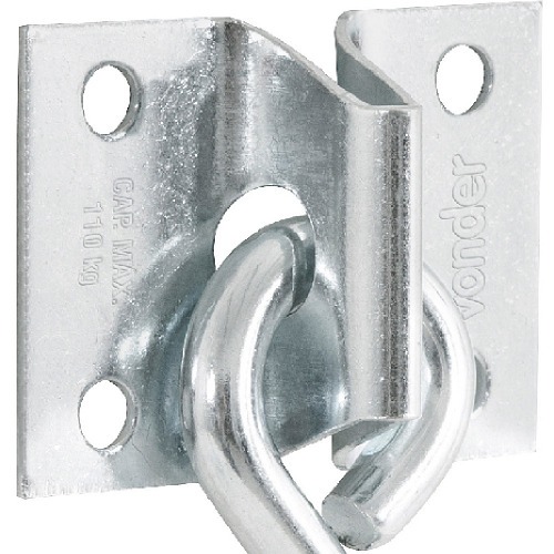 Gancho em a�o carbono zincado para rede de sobrepor