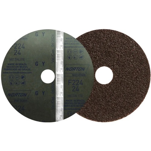 Disco de lixa de fibra 115 x 22,23 mm - Metalite F227