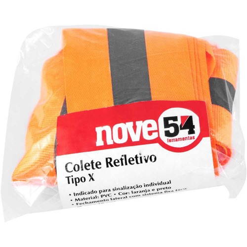 Colete refletivo em PVC tipo X tamanho G