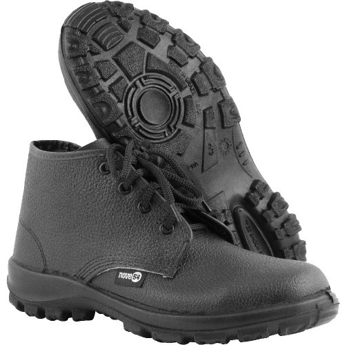 Botina monodensidade em couro sint�tico com carda�o - BCN440