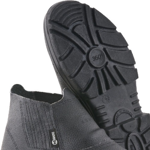 Botina monodensidade em couro sint�tico com el�stico - BEN 410