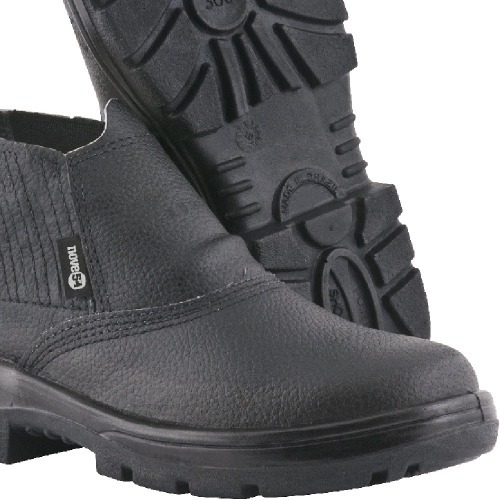 Botina monodensidade em couro sint�tico com el�stico - BEN 440