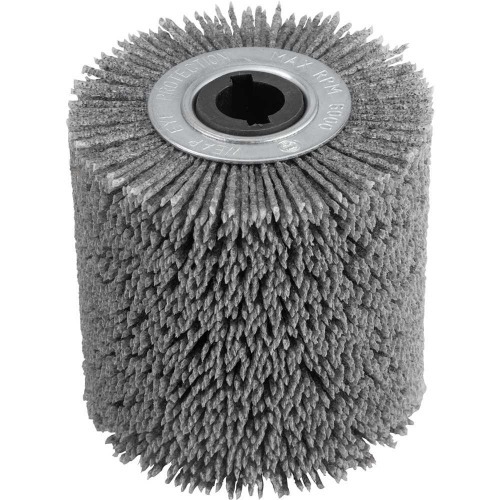 Roda escova de nylon para remo��o 19 x 100 mm