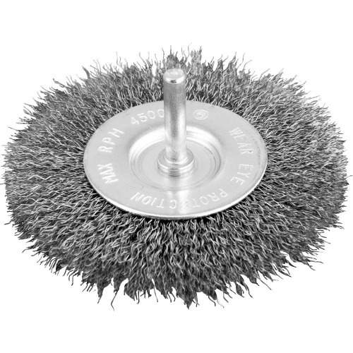 Escova circular de aço 4 x 1/2 Escova circular de aço 4 x 1/2